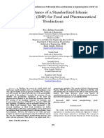 The Importance of a Std Islamic Manufacturing for Food & Pharmaceutical Prod