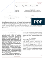 A Novel DWT-CT Approach in Digital Watermarking Using PSO: Sachin Gupta Priyanka Mitra