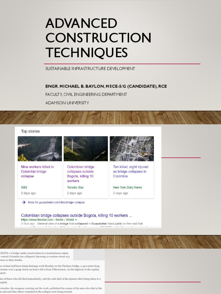 Advanced Construction Techniques PDF