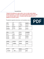 Ejercicios Con Términos Parónimos