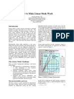 Microsemi Make Linear Mode Work