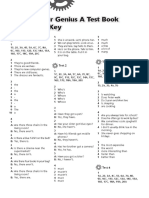 Grammar Genius A Test Book Answer Key Answer Key