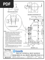 Inside Drop Manhole Construction Details | PDF | Pipe (Fluid Conveyance ...