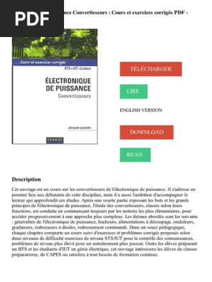 2100072528 1 électronique De Puissance Puissance - 