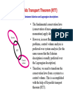 RTT Connection Between Eulerian and Lagrangian Descriptions