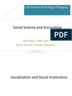 Lecture 3 Socialization and Social Institutions