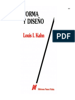 KAHN, Louis I. - Forma y Diseño PDF