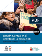 UNESCO Informe de Seguimiento de La Educación en El Mundo 2017