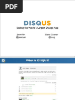 Download DjangoCon 2010 Scaling Disqus by David Cramer SN37072033 doc pdf