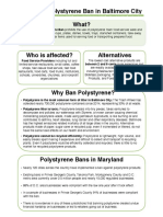 Polystyrene Fact Sheet
