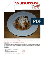 Vegetarian Pasta Fazool (Pasta e Fagioli) by Bob Levin