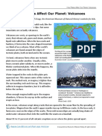 How Plates Affect Volcanoes