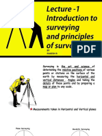 Introduction To Surveying: BY Rakesh R