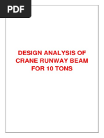 Eurocode 3 Crane Design Example | PDF