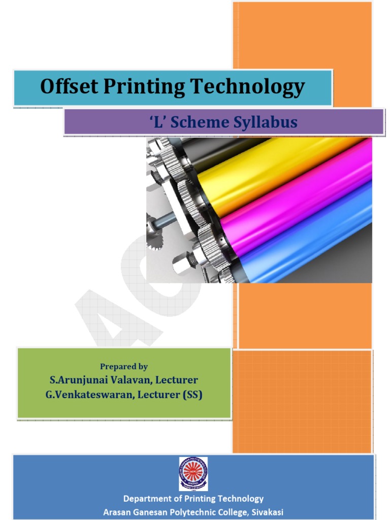 Offset Printing Technology Overview | PDF | Lithography | Ph