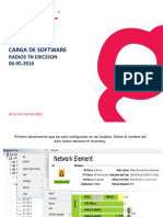 Carga Software Radios TN Ericsson