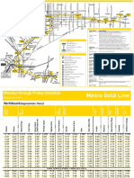 Metro Gold Line Metro Gold Line: Saturday, Sunday & Holiday Schedule Saturday, Sunday & Holiday Schedule