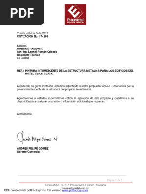 PINTURA INTUMESCENTE | Manualzz