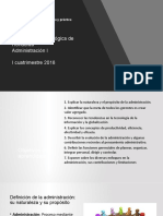 Cap 1 Definición de La Administración - Naturaleza y Proposito