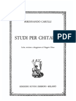 Ferdinando Carulli 30 Studi Per Chitarra