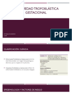 Enfermedad trofoblástica gestacional: clasificación, diagnóstico y tratamiento