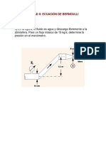 Problemas de Ecuacion de Bernoulli