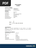 Ficha Técnica del Insecticida Toretto | PDF | Agua | Alimentos