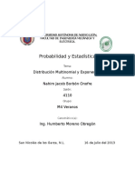 Distribucion Multinomial y Exponencial