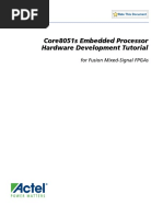 Core8051s EmbProc HW Tutorial UG