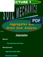 Aggregates and Grain Size Analysis Lecture