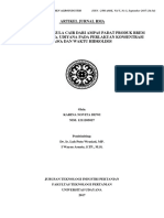 Artikel Jurnal Rma: Jurnal Rekayasa Dan Manajemen Agroindustri ISSN: 2503-488X, Vol 5, No 3, September 2017 (24-34)