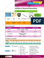 Base Quantities & Derived Quantities