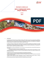 05propuesta Curricular Corteyconfección Textil PDF