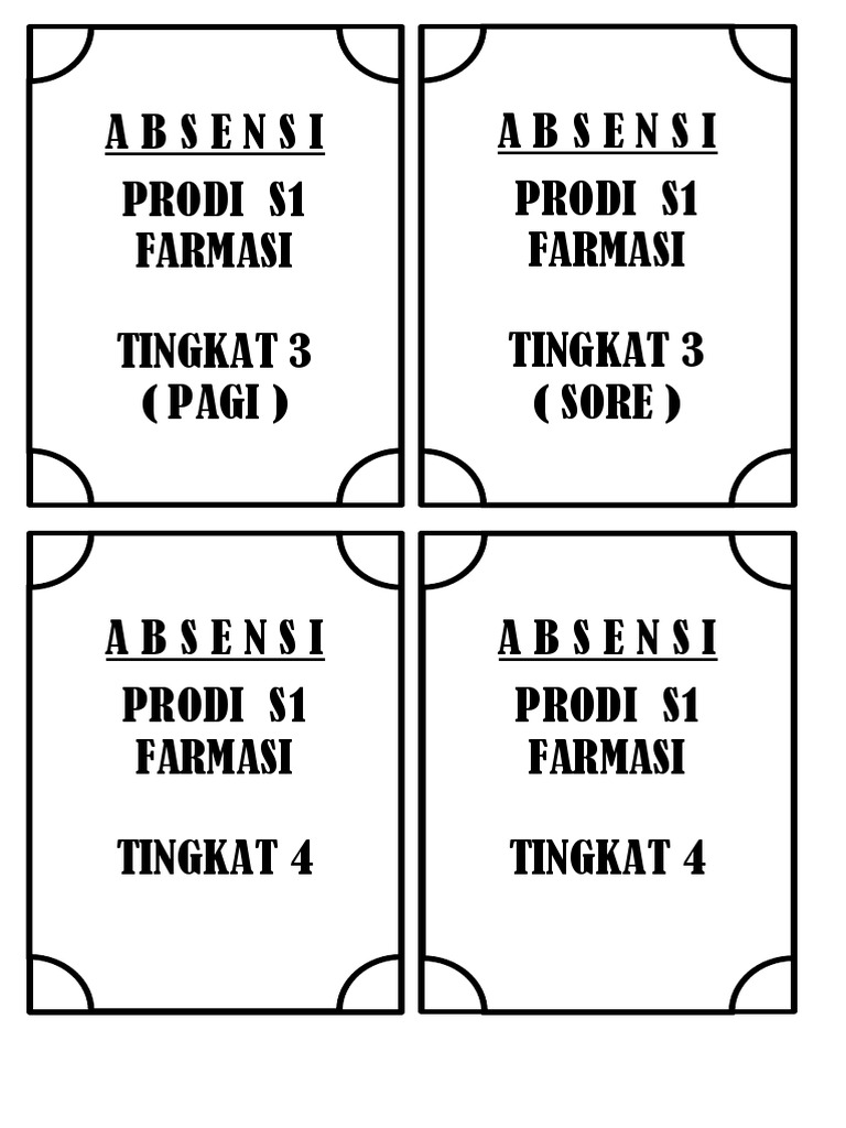 Label Absen | PDF