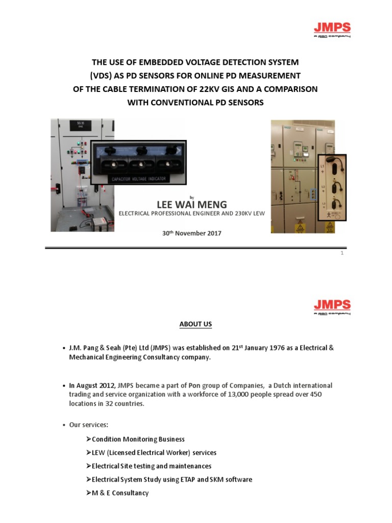 VDS for Online PD Measurement in GIS | PDF | Hertz | Electrical Components