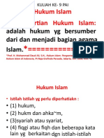 Kuliah Ke-9 Pai