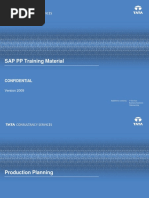 Sap Pp Manufacturing