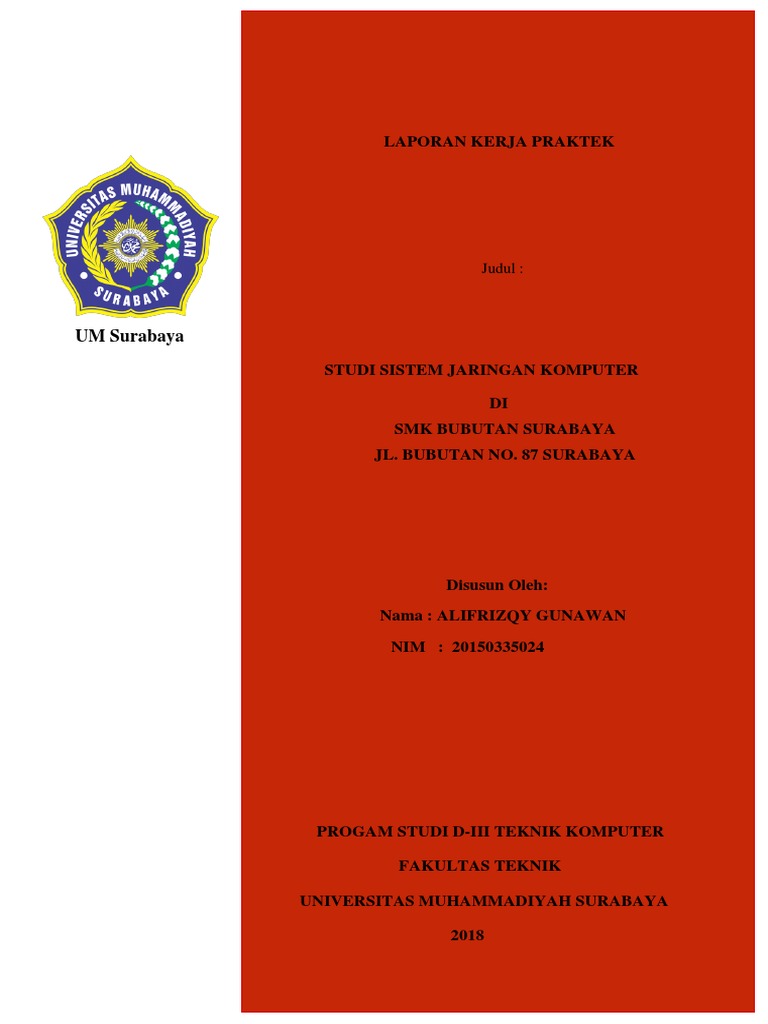 Laporan Kerja Praktek Jaringan Komputer - Seputar Laporan