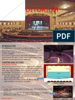 Auditorium: Literature Study & Design Considerations