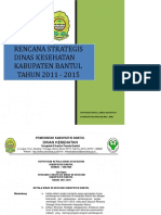 Renstra Dinkes Kab Bantul 2011-2015