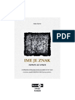 IME JE ZNAK-Nomen Est Omen