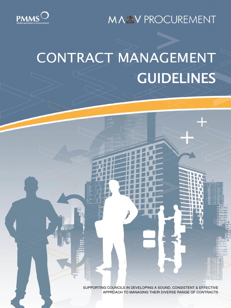 Contract Management Guidelines for Councils | PDF | Mediation | Procurement