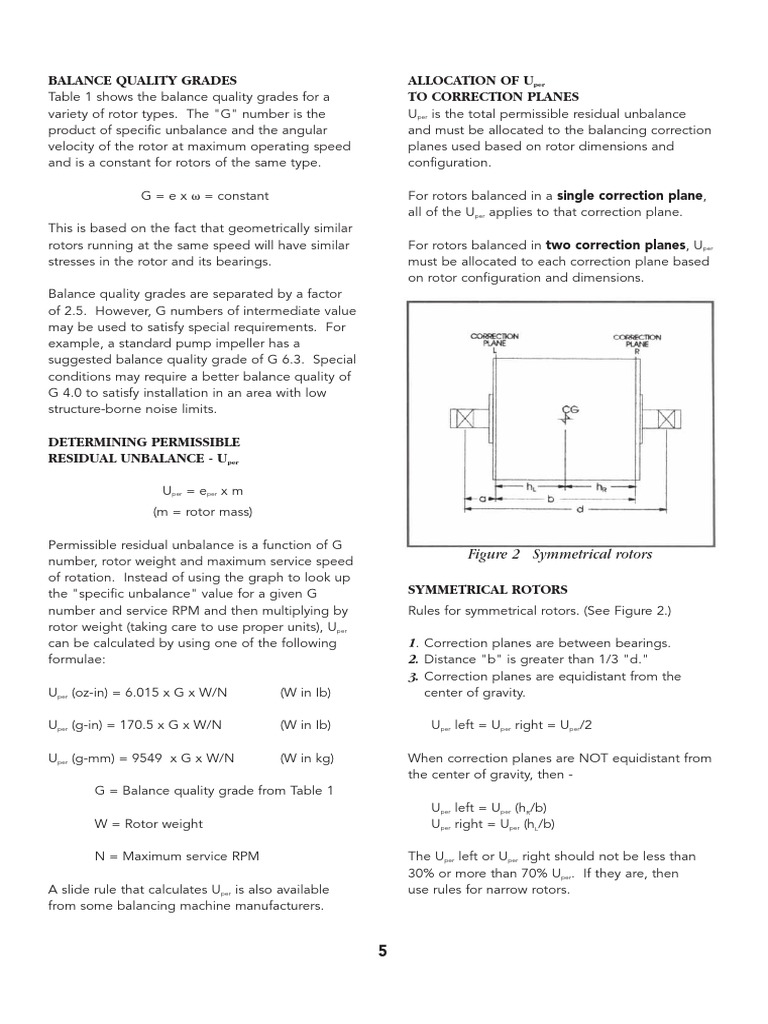 Rotor Balance Quality Guide | PDF | Turbine | Speed