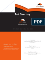 Test Directory Online PDF