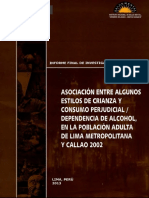 Asociacion Entre Algunos Estilos de Crianza y Consumo Perjudicial