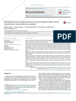 Mechanical Chest Compression Devices at in-hospital Cardiac Arrest