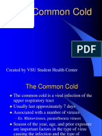 The Common Cold: Created by VSU Student Health Center