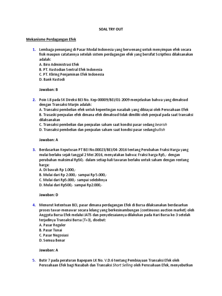 Soal Try Out Wppe Guru Paud