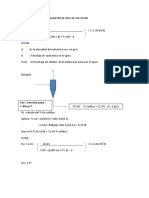 Datos para Calcular Diametro de Apex de Un Ciclon