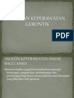 Asuhan Keperawatan Gerontik